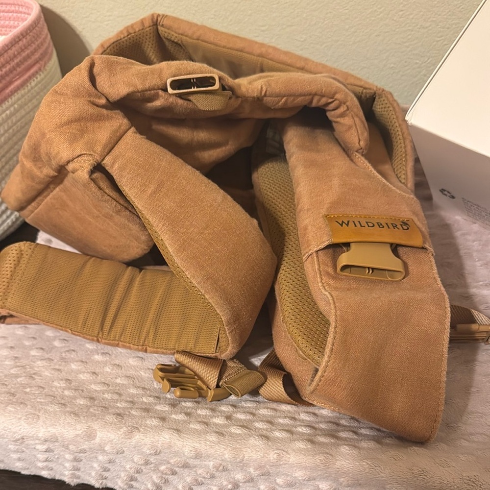 Tan backpack